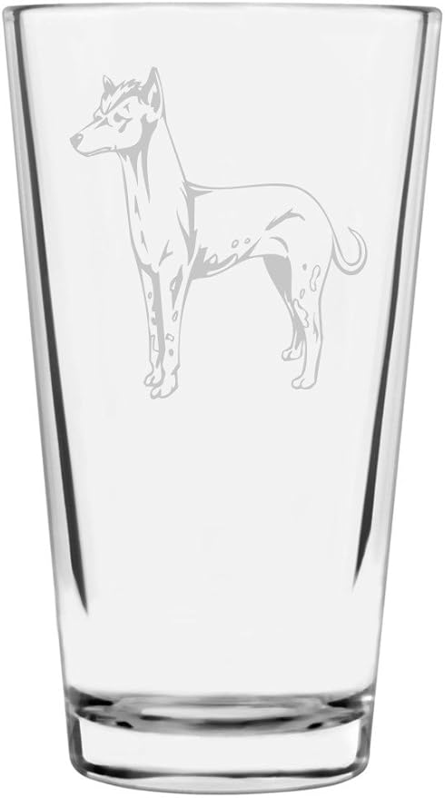 Peruvian Hairless Custom Personalized Dog Themed Etched All Purpose 16oz Pint Glass