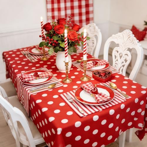 Red Heart Napkin Rings Serviette Holder Set of 8, Metal Love Napkin Ring with Gold Buckles for Valentine's Day, Wedding, Birthday Party, Thanksgiving Day, Christmas Day,Dining Table Decoration - Image 4