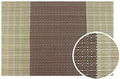 New Star Foodservice 28249 Crossweave Woven Vinyl Placemats, Set of 4, Wild Oak