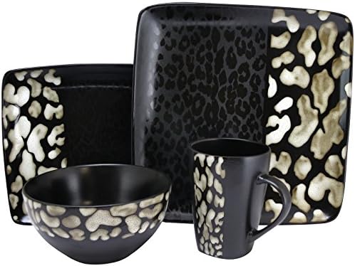 Elama's Savannah 16 Piece Stoneware Dinnerware Set - Image 2