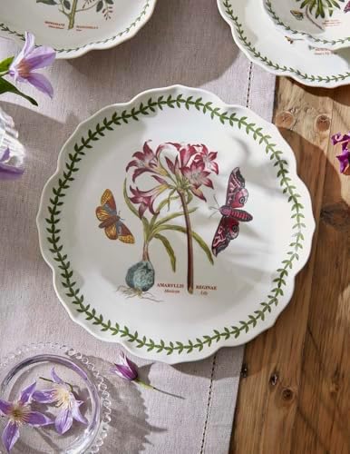 Portmeirion Botanic Garden Lotus Plates - Set of 4 - Image 7