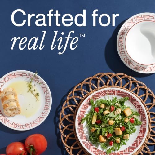 Corelle Terra Rosa 18-Piece Dinnerware Set, Service for 6 - Image 6