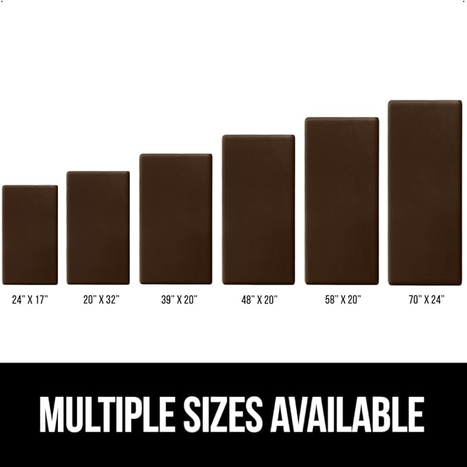 GORILLA GRIP Comfortable Cushioned Kitchen Mats for Floor, Waterproof and Stain Resistant Soft Top, 3/4 Inch Thick Ergonomic Standing Desk Anti Fatigue Mat, Foam Supports Ankles and Feet, 20x32, Brown