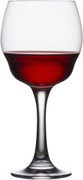 NUDE Red Wine Glasses Set of 2, Heads Up – Crystal Large Long Stem Red Wine Glasses with Double Curve Base, Handmade Lead-Free, 25 oz