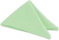 Polyester Cloth Napkins - Washable Soft Table Linens - Durable & Elegant for Dining, Restaurants, Weddings, Events, Rentals, Banquets, & Parties - Premium Quality Set of 250, Mint Green, 20"x20"