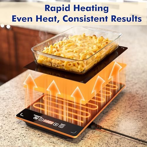 Electric Warming Trays for Buffets Party - 35 x 15 inches Food Warmers with Precise Temperature Control, Flexible Combination Buffet Servers and Warmers for Home Entertaining and Catering - Image 3
