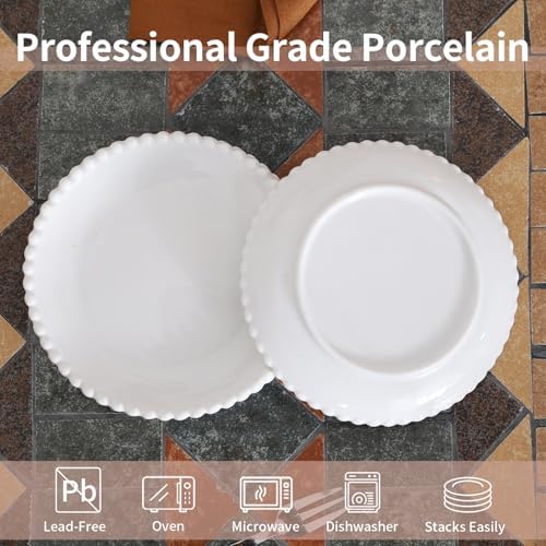 5.5 Inch Dessert Plates, Small Ceramic Appetizer Plate Set, 18P - Image 5
