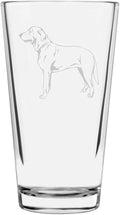 Molossus Custom Personalized Dog Themed Etched All Purpose 16oz Pint Glass