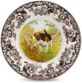 Spode – Woodland Woodland Salad Plate - Beagle - Brown/White by Spode