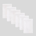 Solino Home White Linen Napkins Set of 6-100% Pure Linen Cloth Washable Dinner Napkins 20 x 20 Inch for Fall, Autumn, Halloween, Thanksgiving, Christmas, Holiday - Fete