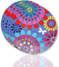 French Bull Plates - 4 Piece Set - 9 inch Melamine Salad Plates Set of 4 - Melamine Dinnerware for Indoor and Outdoor - Festival by FrenchBull
