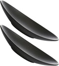 2Pcs Black Melamine Decorative Food Plates for Sushi and Dessert Wear-resistant Japanese-style Serving Trays for Parties Restaurants and Family Gatherings
