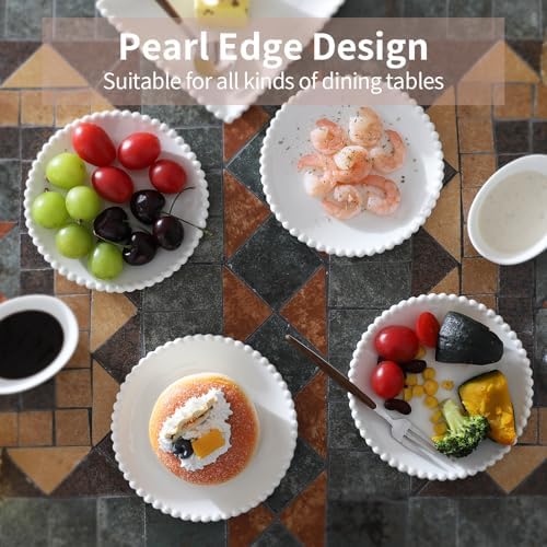 5.5 Inch Dessert Plates, Small Ceramic Appetizer Plate Set, 18P - Image 2
