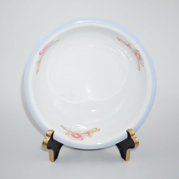 Artliving Display Stand Easel Bowl Stand for Display Large Deep Bowls, Platters and Deep Dishes Black Gold