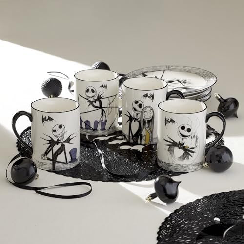 Lenox Nightmare Before Christmas Porcelain Halloween Mug Set for 4 - Image 4