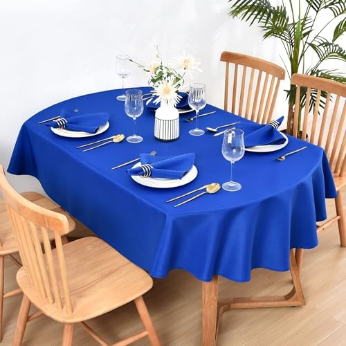 Wolkemer Set of 4 Royal Blue Cloth Napkins 17x17 Inches Washable Napkins - Image 6