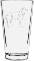 Anatolian Shepherd Custom Personalized Dog Themed Etched All Purpose 16oz Pint Glass