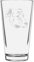 Cretan Hound Kritikos Lagonikos Custom Personalized Dog Themed Etched All Purpose 16oz Pint Glass