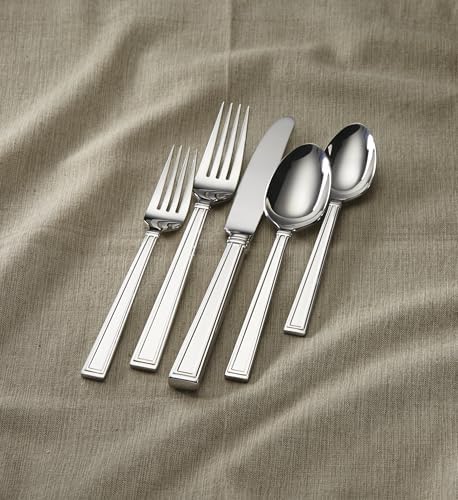 Lenox Bratton 65-Piece 18/10 Silverware Set for 12, Flatware - Image 4