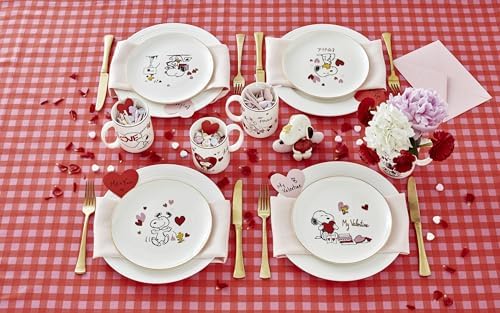 Lenox Snoopy Valentine's Day Porcelain Mug Set for 4, 12oz - Image 5