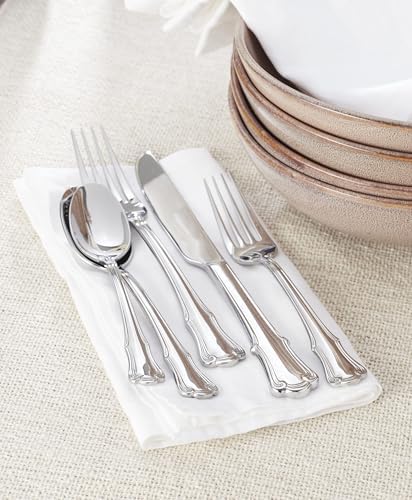 Oneida James Street 45-Piece 18/0 Silverware Set for 8, Flatware - Image 5