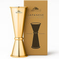 A Bar Above Premium Japanese Jigger 8 Precise Measurement Markings, Heavy Duty 304 Stainless Steel Double Cocktail Jigger for Professional Bartenders & Home Use, Durable Bar Tool for Accurate Pouring