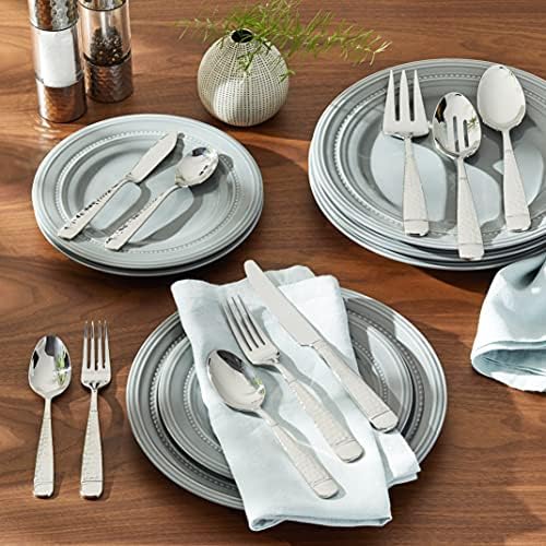 Lenox Eastwood 65-Piece 18/10 Silverware Set for 12, Flatware - Image 2