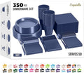 Exquisite 350 Pcs Navy Plates and Napkins Party Supplies Plate Sets by Exquisite