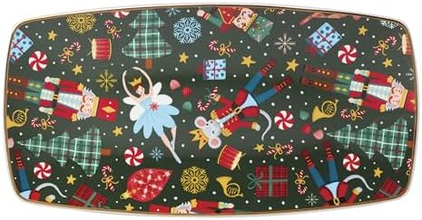 Lenox Nutcracker Ballet Porcelain Christmas Serving Tray by Lenox