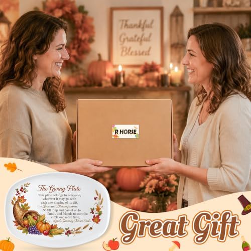 R HORSE Thanksgiving Melamine Platter Gift - Image 5
