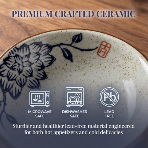 12 Pcs Japanese Sauce Dishes, 2 Oz Round Ceramic Side Dish Set (Pack of 2) - Image 3