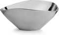 nambe Butterfly Bowl Grande | For Hot and Cold Foods, Salads, Fruit | Made of Metal Alloy | Oven and Freezer Safe Serving Bowl for Entertaining, Decorative Centerpiece for Kitchen | Silver, 16-Inch