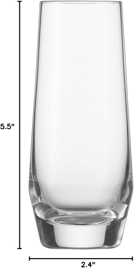 ZWIESEL GLAS Pure Averna/Juice/Apperitif Cocktail Glass (Set of 6), Dishwasher-Safe Tritan Crystal Glasses, Made in Germany (8 Ounce)