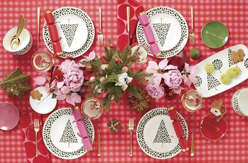 kate spade new york Evergreen Porcelain Christmas Serving Tray - Image 3
