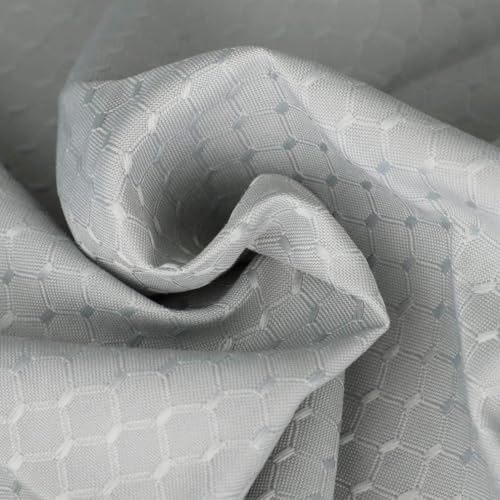EHouseHome Jacquard Dinner Napkins, Set of 12, 17 x 17, Silver Grey - Image 6