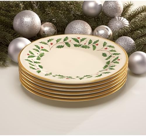 Lenox Holiday Porcelain Christmas Dinner Plate, 1-Piece - Image 2