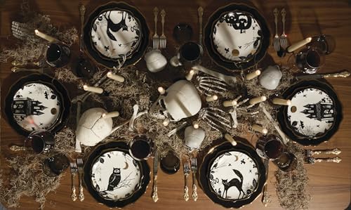Lenox Haunted Halloween 4-Piece Accent Plates, Appetizer Plate Set for 4 - Image 4
