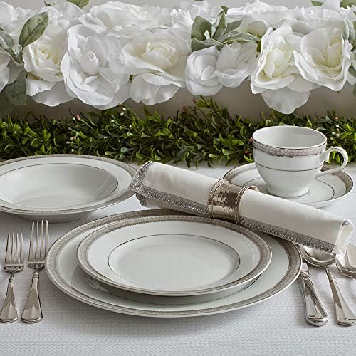 Mikasa Platinum Crown 40-Piece Dinnerware Set, Service for 8 - Image 4