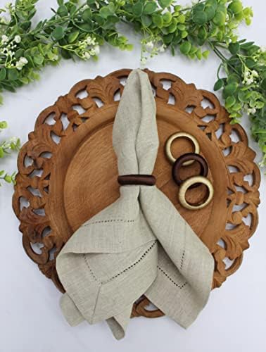 COTTON CRAFT Napkin Rings - 12 Pack Everyday Harvest Napkin Rings - Image 3