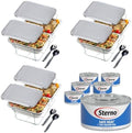 Sterno Disposable Chafing Dish Buffet Set, 30-Piece Full Size by Sterno