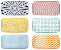 Selamica Ceramic Serving Platters, 12 Inch Serving Trays for Party Entertaining, Large Rectangular Serving Plates, Set of 6, Assorted Colors by Selamica