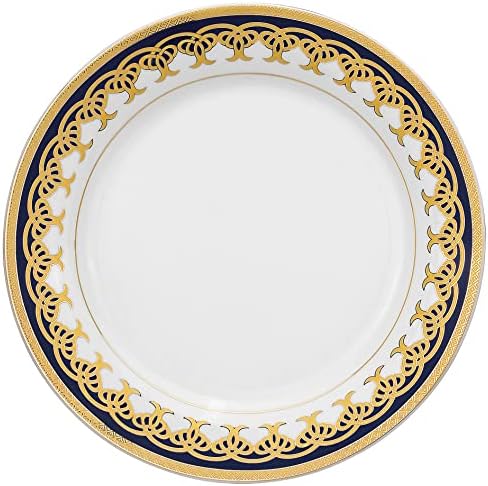 Lorren Home Trends 57-Piece Porcelain Dinnerware Set, Iris, Service for 8 - Image 2