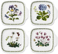 Portmeirion Botanic Garden Canape Plates - Assorted Floral Motif, Set of 4 by Portmeirion