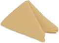 Polyester Cloth Napkins - Washable Soft Table Linens - Durable & Elegant for Dining, Restaurants, Weddings, Events, Rentals, Banquets, & Parties - Premium Quality Set of 250, Gold, 20"x20"
