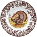 Spode – Woodland – Turkey Salad Plate - Brown/White by Spode