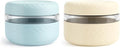 2 Pack 16 oz Glass Lunch Bowl Containers with Lids | Leak & Spill Proof, BPA-Free, Microwave & Dishwasher Safe, Airtight Meal Prep & Food Storage Jar for Lunch, Salad, Soup, Oats, Stew, Yogurt