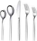 Berglander Flatware Set 20 Pieces, Stainless Steel Flatware Set, Silverware Set Service For 4