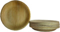 Harshu Areca Round Flatware - 20 Pack, Biodegradable Palm Leaf Plates, Eco-Friendly Disposable Tableware for Parties, Events, and Catering (Round Plate, 7" (18cm) - 20 Pack)
