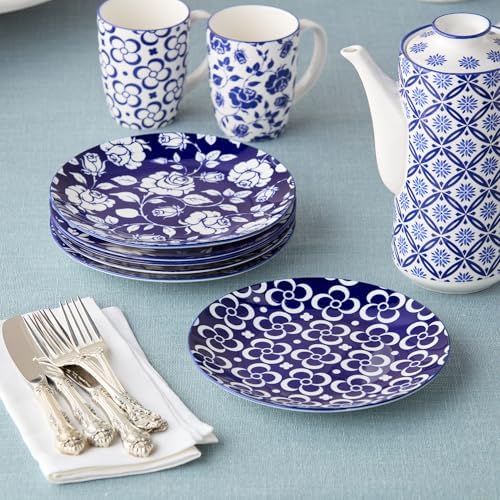 Certified International Madison Set of 6 8.5-Inch Salad Plates - Premium Porcelain, Elegant for Salads, Appetizers, and Desserts - Image 4