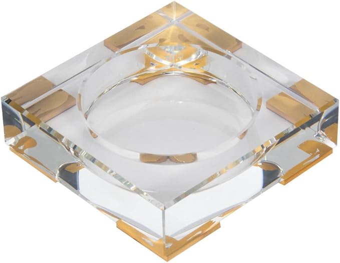 Crystal Diffuser Dish — by Alice Lane Home Collection — Diffuser Tray — Candle Dish Holder — for Home Decor